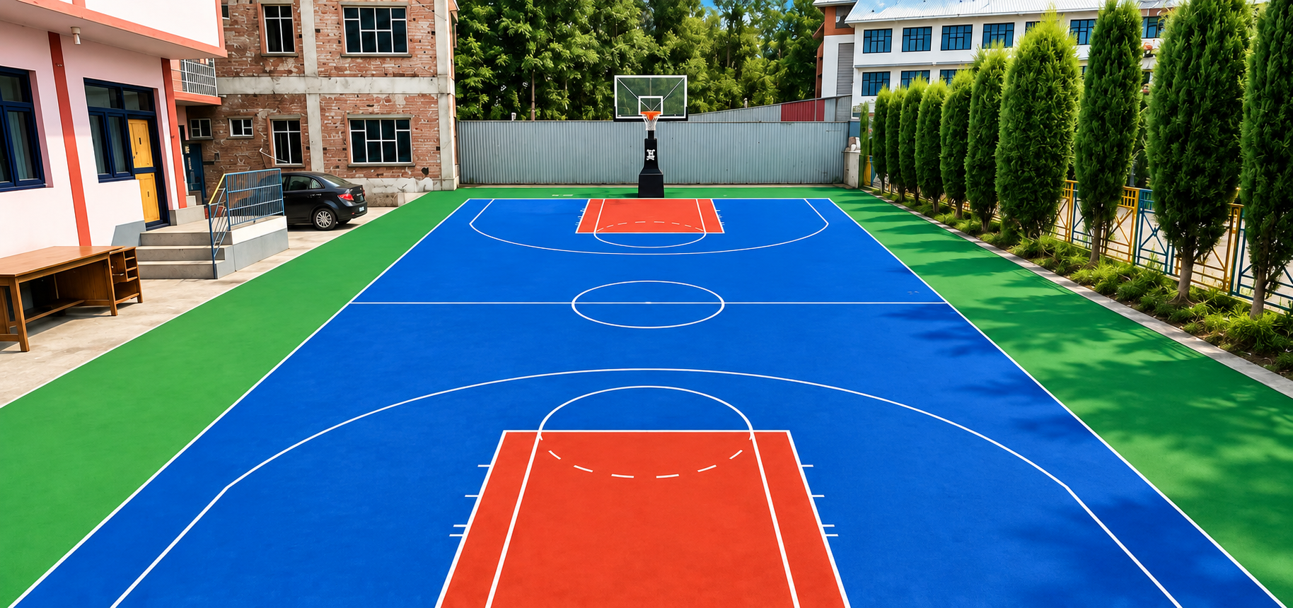 State-of-the-Art Basketball Court - EFF EMM School